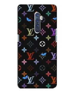 Чохол для OPPO Reno 2 з картинкою «Кольорова монограма LV»