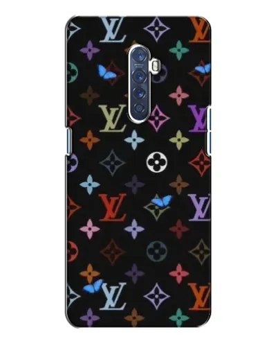 Чохол для OPPO Reno 2 з картинкою «Кольорова монограма LV»