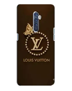 Чохол для OPPO Reno 2 з картинкою «LV — золота печатка»