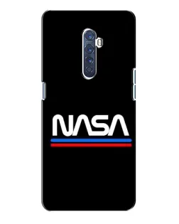 Чохол для OPPO Reno 2 з картинкою «NASA — класика Red Blue» Чохол для OPPO Reno 2 з картинкою «NASA — класика Red Blue»