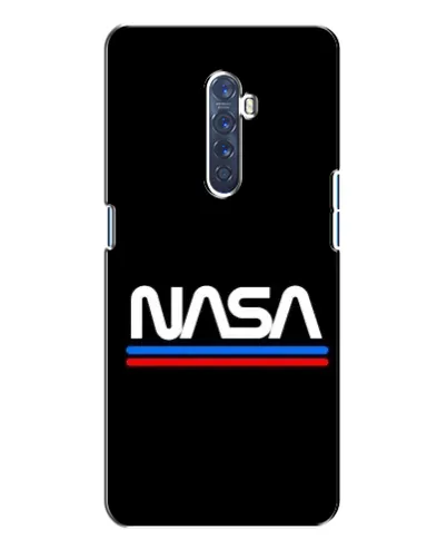 Чехол для OPPO Reno 2 с картинкой «NASA — классика Red Blue»