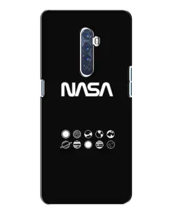 Чехол для OPPO Reno 2 с картинкой «NASA — технический принт» Чехол для OPPO Reno 2 с картинкой «NASA — технический принт»