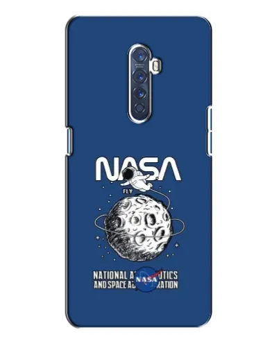 Чехол для OPPO Reno 2 с картинкой «NASA — лунная миссия»