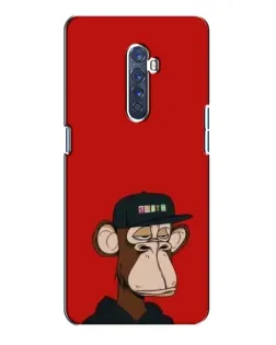 Чохол для OPPO Reno 2 з картинкою «Bored Ape — червоний фон» Чохол для OPPO Reno 2 з картинкою «Bored Ape — червоний фон»