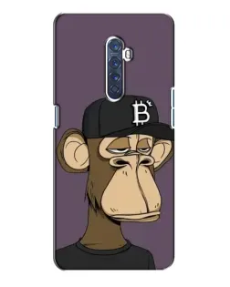 Чехол для OPPO Reno 2 с картинкой «Bored Ape в кепке»