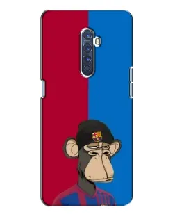 Чехол для OPPO Reno 2 с картинкой «Bored Ape — фанат Барсы»