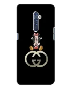 Чохол для OPPO Reno 2 з картинкою «Мінні Маус на лого»