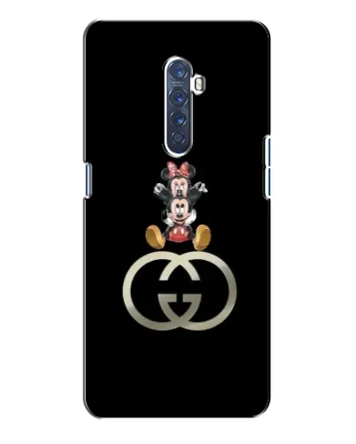 Чохол для OPPO Reno 2 з картинкою «Мінні Маус на лого»