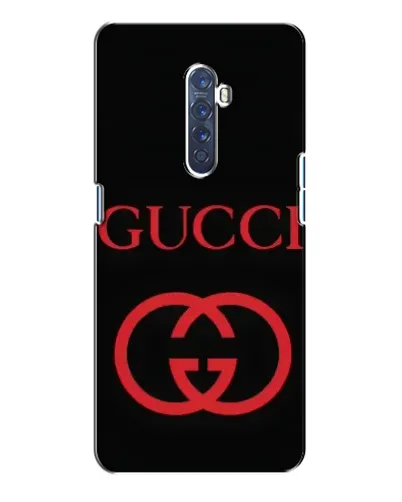 Чохол для OPPO Reno 2 з картинкою «Gucci — червоний логотип»