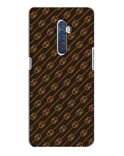 Чохол для OPPO Reno 2 з картинкою «Gucci — золоті діагоналі»
