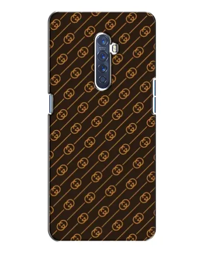 Чохол для OPPO Reno 2 з картинкою «Gucci — золоті діагоналі»