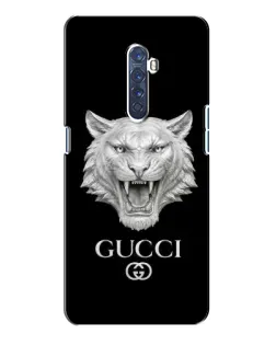 Чохол для OPPO Reno 2 з картинкою «Gucci — срібний лев»