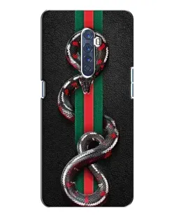Чохол для OPPO Reno 2 з картинкою «Gucci — змія на смузі»