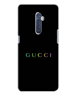 Чохол для OPPO Reno 2 з картинкою «Gucci — неоновий мінімалізм»