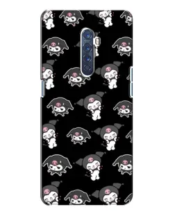 Чохол для OPPO Reno 2 з картинкою «Чорний паттерн Kuromi»