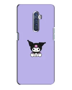 Чохол для OPPO Reno 2 з картинкою «Kuromi — фіолетовий мінімалізм»