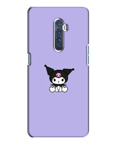 Чохол для OPPO Reno 2 з картинкою «Kuromi — фіолетовий мінімалізм»