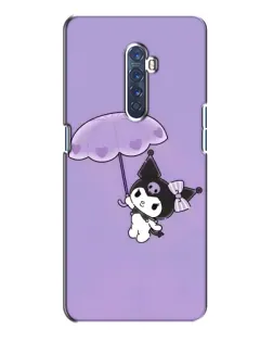 Чохол для OPPO Reno 2 з картинкою «Kuromi з парасолькою»