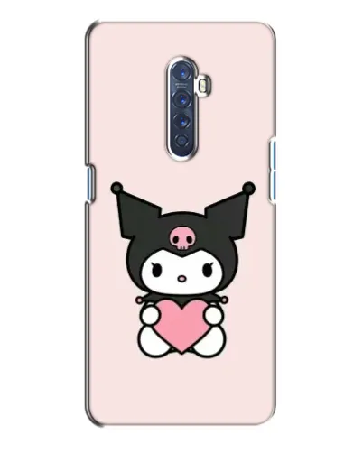 Чохол для OPPO Reno 2 з картинкою «Kuromi та серце»
