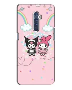 Чохол для OPPO Reno 2 з картинкою «My Melody та Kuromi»