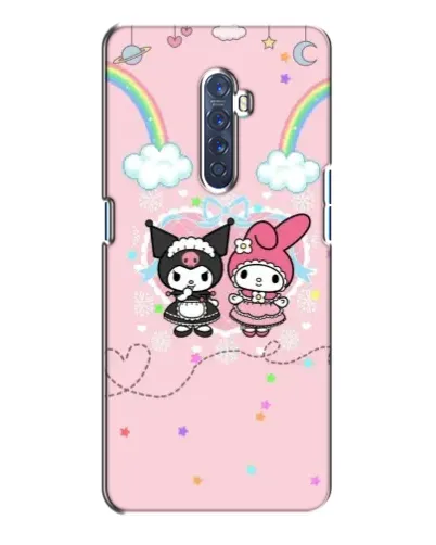 Чохол для OPPO Reno 2 з картинкою «My Melody та Kuromi»