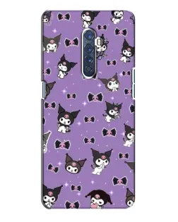 Чохол для OPPO Reno 2 з картинкою «Kuromi — патерн»