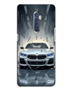 Чохол для OPPO Reno 2 з картинкою «BMW у світлі фар»