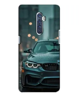 Чохол для OPPO Reno 2 з картинкою «BMW у вогнях міста»