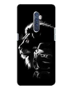 Чохол для OPPO Reno 2 з картинкою «BMW та лев»