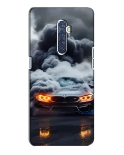 Чохол для OPPO Reno 2 з картинкою «BMW у диму»