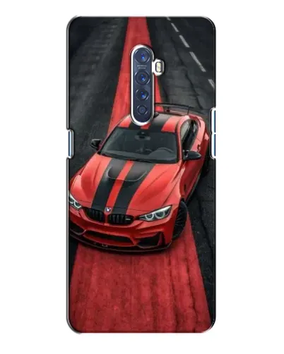Чохол для OPPO Reno 2 з картинкою «BMW на червоній доріжці»