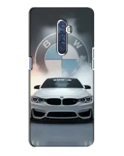 Чохол для OPPO Reno 2 з картинкою «BMW в білому диму»