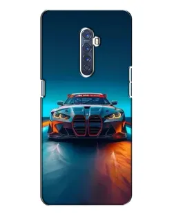 Чохол для OPPO Reno 2 з картинкою «BMW — вогні неону»