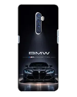 Чохол для OPPO Reno 2 з картинкою «BMW крізь нічне місто»