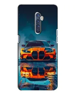 Чохол для OPPO Reno 2 з картинкою «BMW — золота емблема»