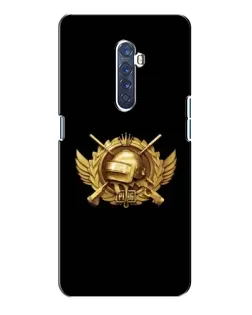 Чехол для OPPO Reno 2 с картинкой «PUBG — оранжевый градиент»