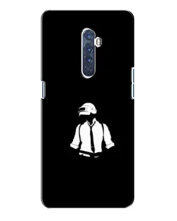 Чехол для OPPO Reno 2 с картинкой «PUBG — белый шлем»
