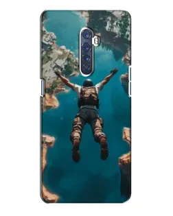 Чехол для OPPO Reno 2 с картинкой «PUBG — свободное падение»