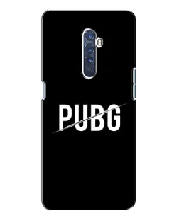 Чехол для OPPO Reno 2 с картинкой «PUBG — белый логотип»