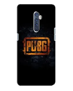 Чехол для OPPO Reno 2 с картинкой «PUBG — золотой логотип»