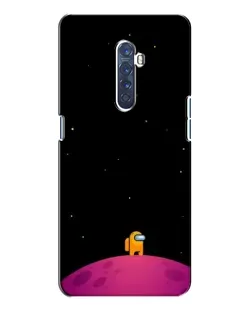 Чехол для OPPO Reno 2 с картинкой «Одинокий герой на планете»