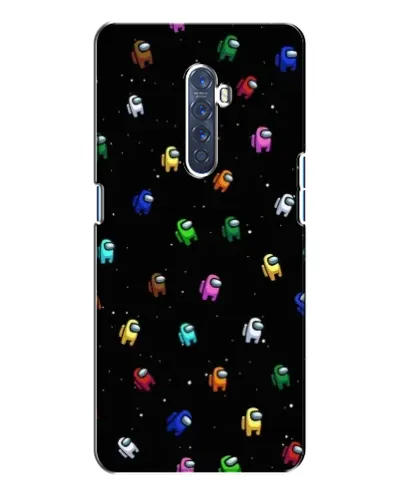 Чехол для OPPO Reno 2 с картинкой «Экипаж Among Us»