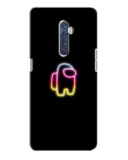 Чехол для OPPO Reno 2 с картинкой «Among Us градиент»