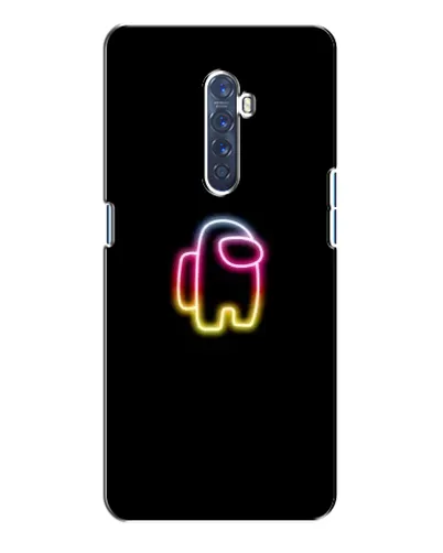 Чехол для OPPO Reno 2 с картинкой «Among Us градиент»