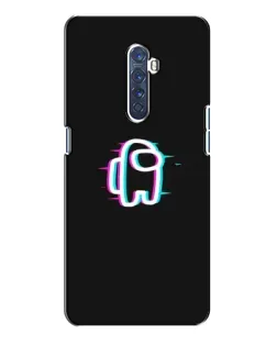 Чехол для OPPO Reno 2 с картинкой «Among Us неон»