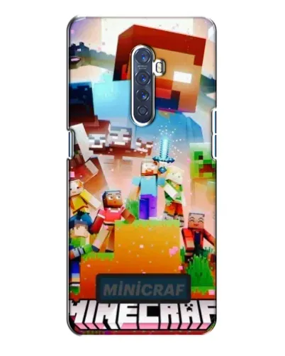 Чехол для OPPO Reno 2 с картинкой «Minecraft герои игры»