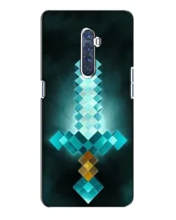 Чохол для OPPO Reno 2 з картинкою «Алмазний меч неон» Чохол для OPPO Reno 2 з картинкою «Алмазний меч неон»