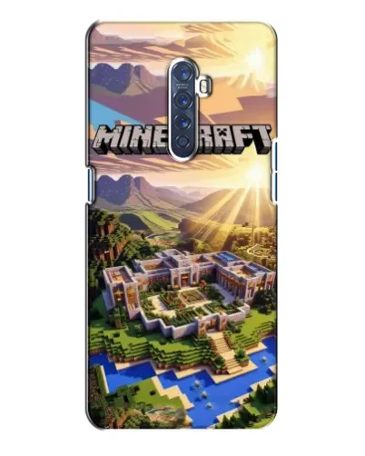 Чехол для OPPO Reno 2 с картинкой «Minecraft панорама»