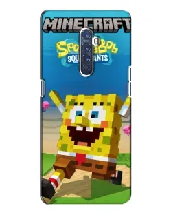 Чохол для OPPO Reno 2 з картинкою «Губка Боб Minecraft» Чохол для OPPO Reno 2 з картинкою «Губка Боб Minecraft»