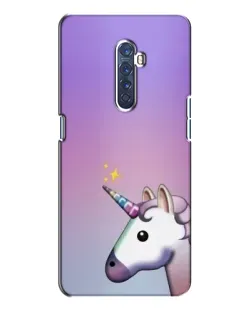Чехол для OPPO Reno 2 с картинкой «Единорог градиент»